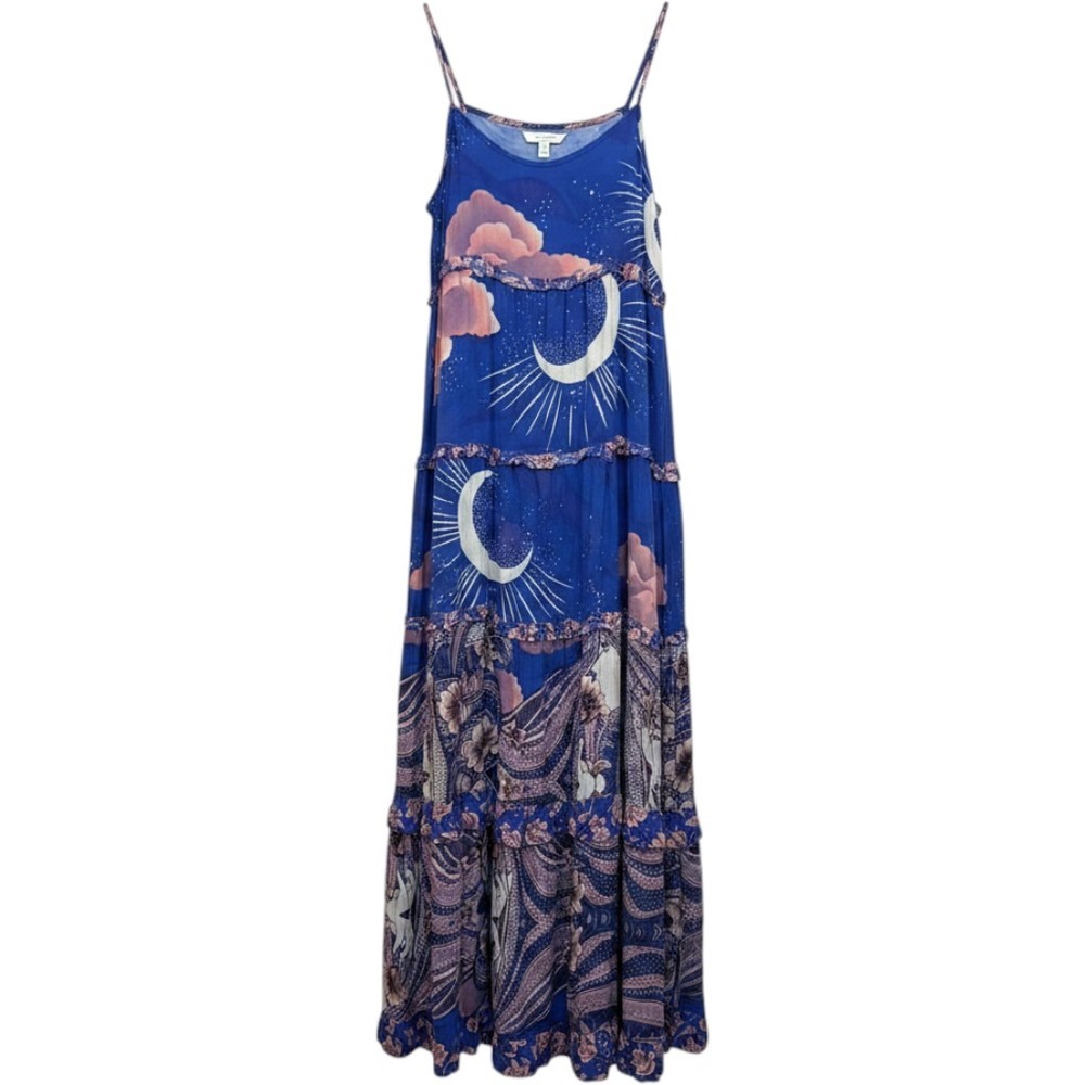 Wild Child Maxi Dress Celestialcore Moon Child Astrology Festival Boho Women M